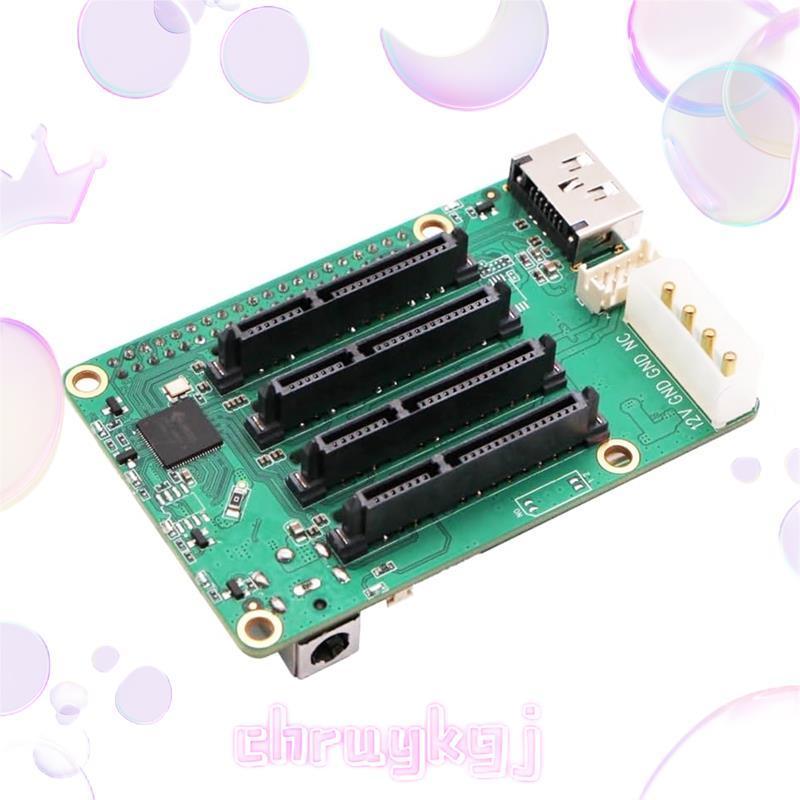 HAT HAT Board Up to 5X Disks HAT สําหรับ 5 และ Rock Pi SBCs,Mini NAS Server, Single Board คอมพิวเตอร