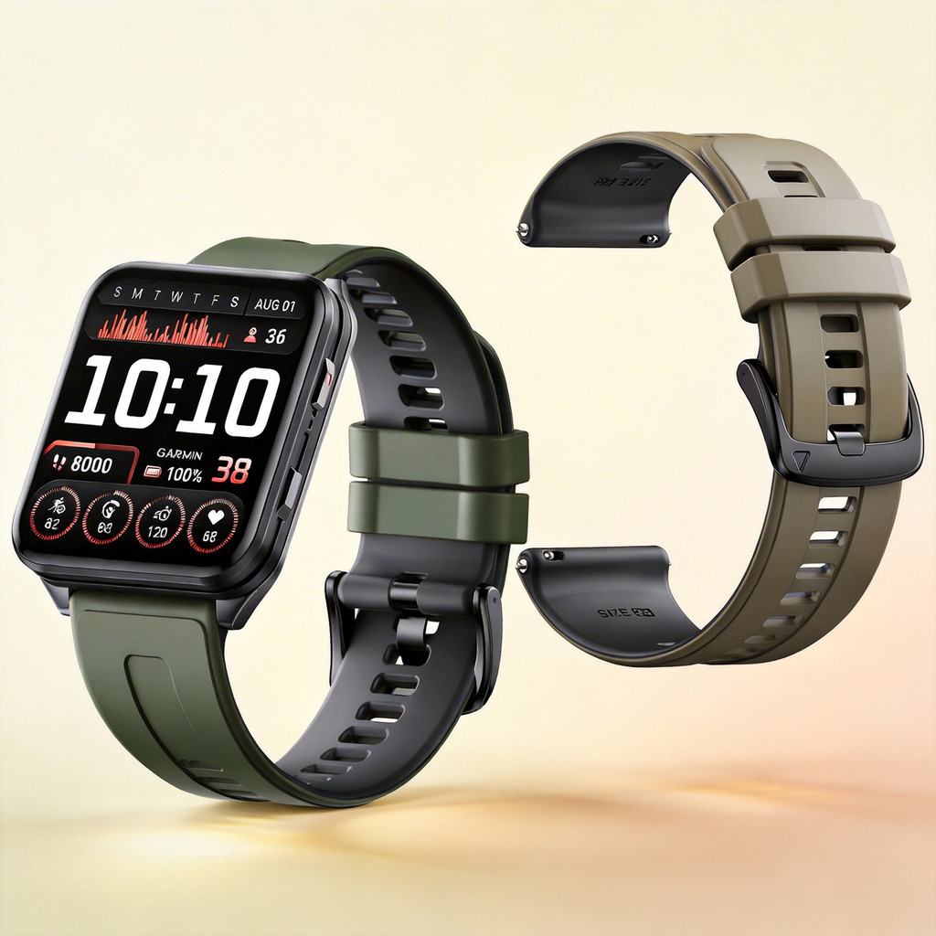 Garmin Venu X1 Silicone 24mm Strap Coros NOMAD APEX 4 46mm Quick Release Soft Waterproof ทนทาน