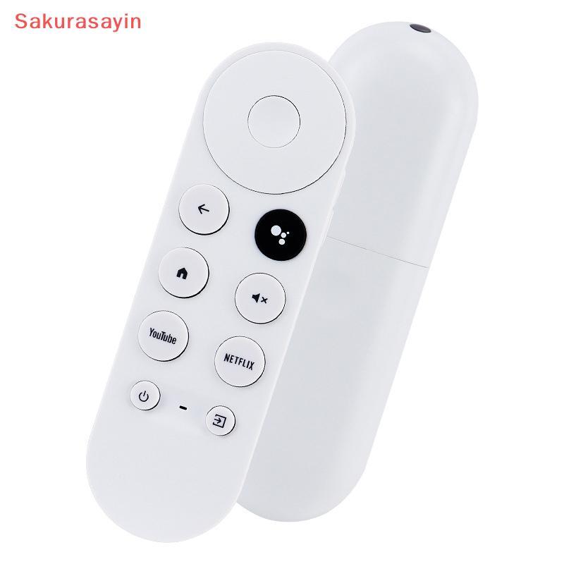 {Sakurasayin} เหมาะสําหรับ CHROMECAST TV Voice Set-Top Box Replacement รีโมทคอนโทรลสมาร์ททีวี G9N9N 