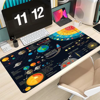แผ่นรองเมาส์ สีดำล้วน ขนาดใหญ่ วางเต็มโต๊ะ จัมโบ้ มีให้เลือก 7 ขนาด หนา 2 MM Gaming pad แผ่นรองเม้าส์