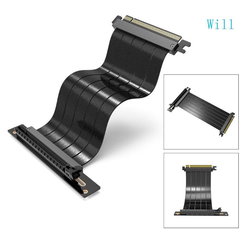 จะสายต่อขยายวงเล็บแนวตั้ง GPU 90° 180° สายต่อขยาย GPU คอมพิวเตอร์ PCIe3 0 X16 VGA การ์ดวงเล็บ Mou