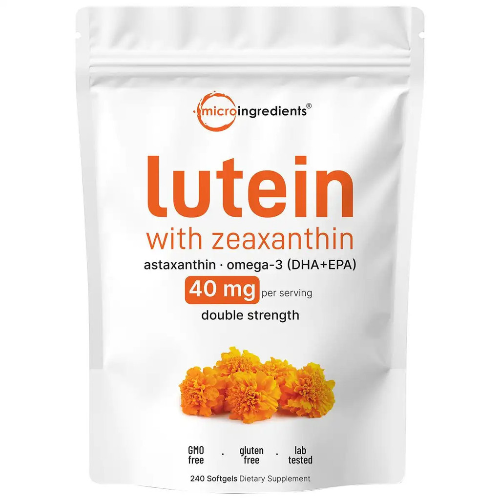 ส่วนผสมขนาดเล็ก Lutein & Zeaxanthin Softgels