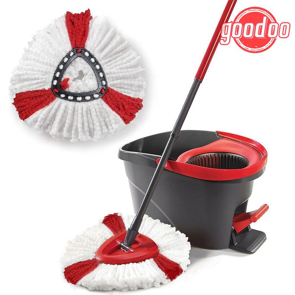 [GOODO] หัวม็อบสามเหลี่ยมทําความสะอาดง่ายสําหรับไมโครไฟเบอร์ O-Cedar/Vileda สําหรับ O-Cedar/Vileda