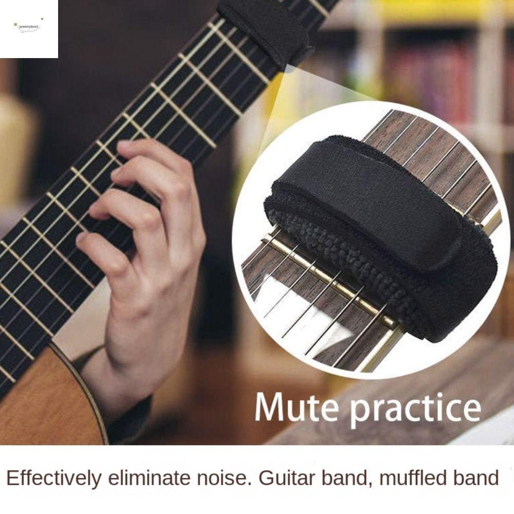 JEWELRYBOX5 กีต้าร์ Soundproofing เทป, Plush Guard String ติดตั้งง่าย Fret Wrap, กีตาร์เครื่องมือกํา