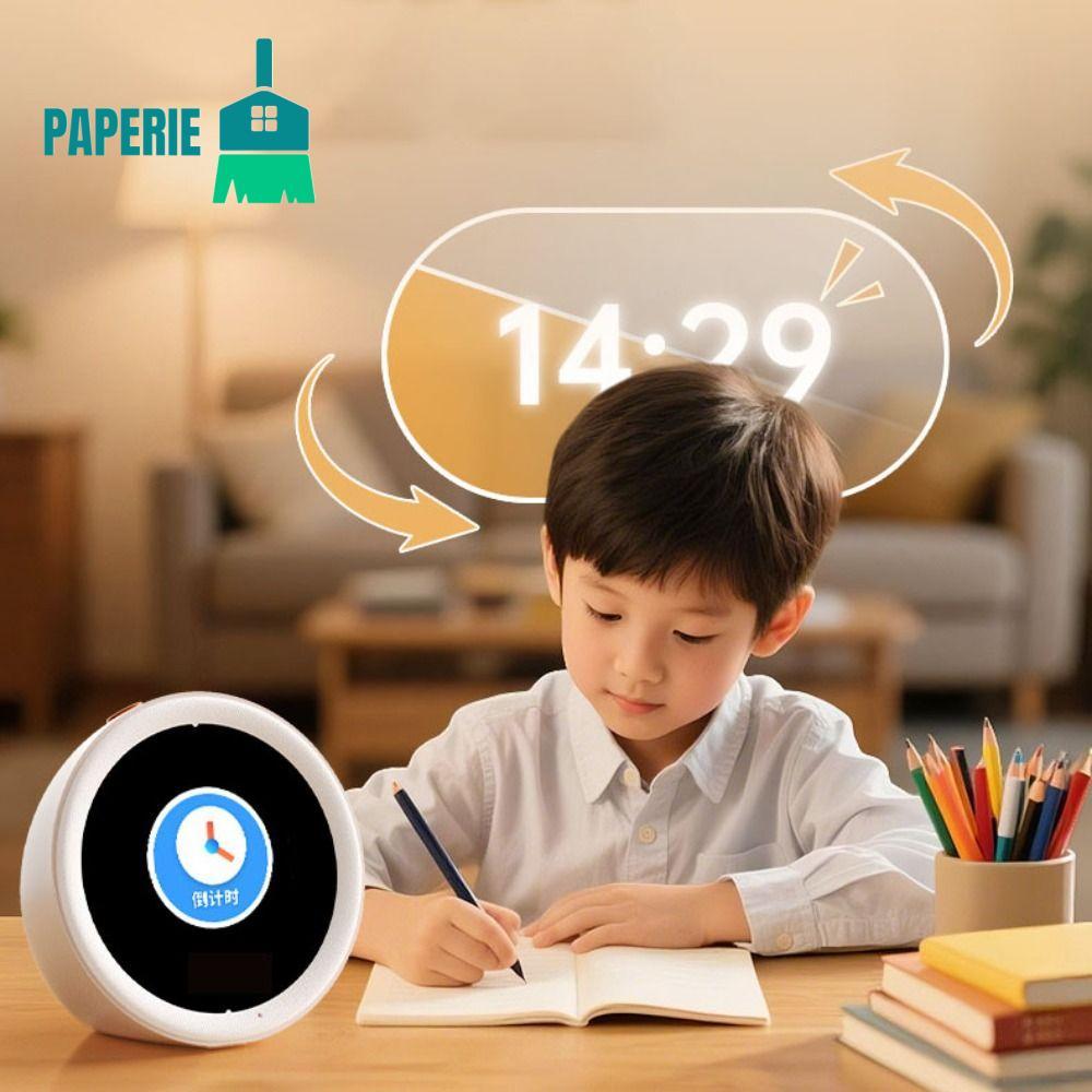 PAPERIE N2 นาฬิกาปลุกอัจฉริยะ, ตัวจับเวลาแบบวินัยในตนเอง AI เทคโนโลยี ลําโพง AI, ลําโพงจับเวลา AI Di