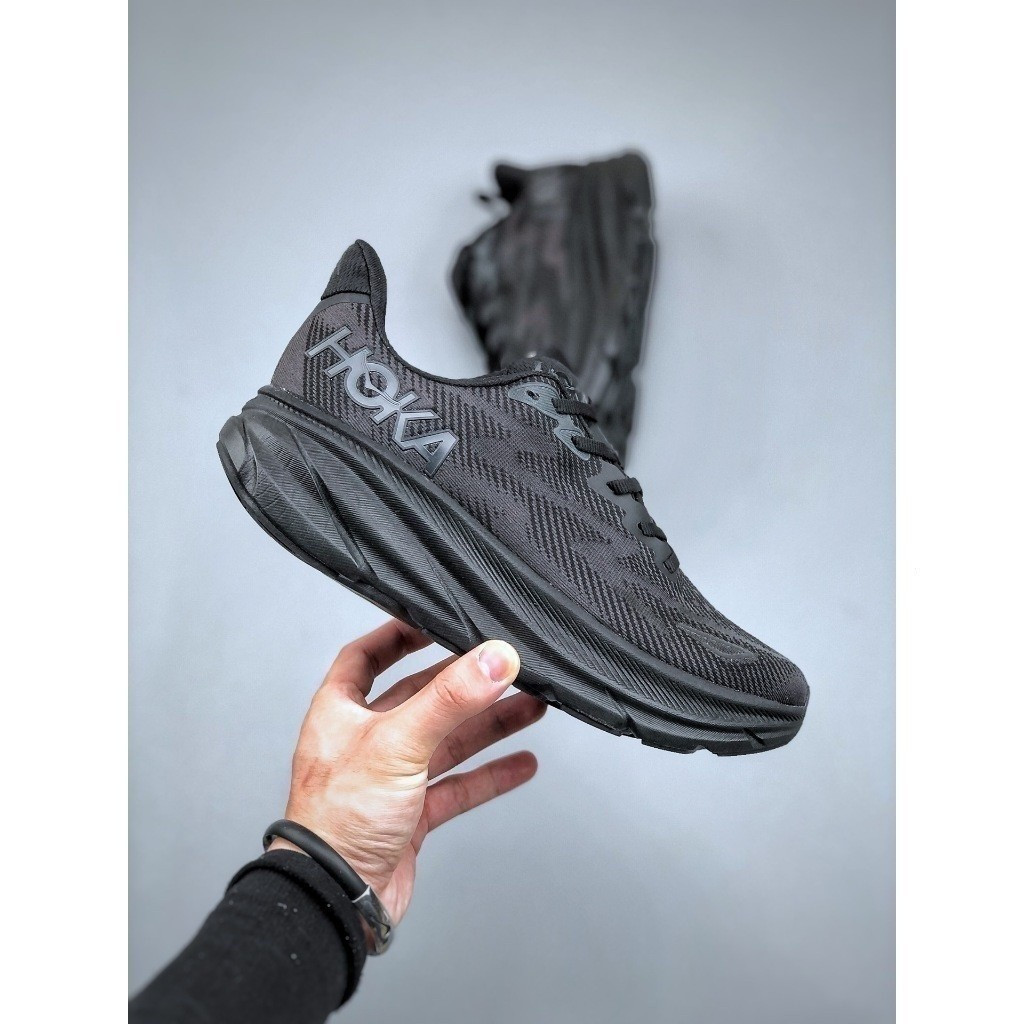 Hoka ONE ONE Clifton 9 รองเท้าวิ่งกันกระแทบ มืออาชีพ, พื้นหนา ระบายอากาศ สำหรับทั้งสองเพศ ไซส์ 36-47