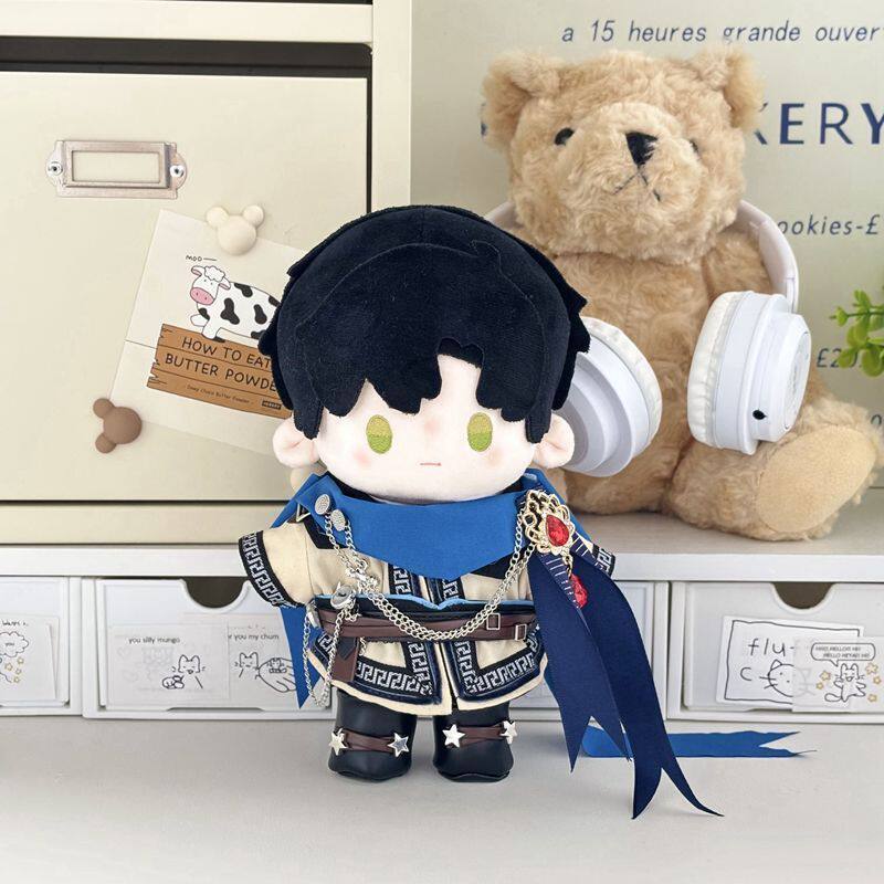 [เสื้อผ้าเท่านั้น] Dark Knight เสื้อผ้าเด็ก 20cm40cm เสื้อผ้าเด็กที่นั่ง Ichiban รางวัลตุ๊กตาผ้าฝ้าย