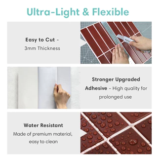 1-5-10pcs | สติกเกอร์โมเสก 3D มีกาวในตัว สีเขียว 30*30 ซม. สําหรับตกแต่งผนังบ้าน ห้องนั่งเล่น ห้องนอน ครัว ห้องน้ํา