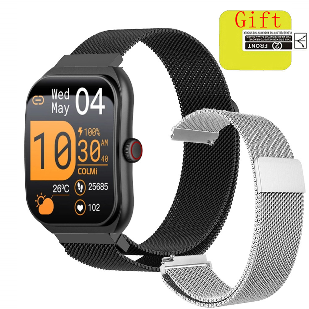 COLMI P86 สายสแตนเลสสําหรับ COLMI P80 สมาร์ทวอทช์เปลี่ยนสร้อยข้อมืออุปกรณ์เสริม