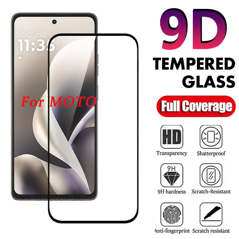 9D ฟิล์มกระจก เต็มจอ Motorola Moto E15 E14 E13 E22 E22i E22s E32 E32s E30 E40 E20 S50 X30 S30 G Powe