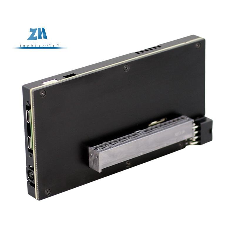 TH3P4GaN V2 3/4 USB4 GPU Dock กราฟิกการ์ด Docking Station 7.4 "X 5.0" อินเทอร์เฟซไฟฟ้า