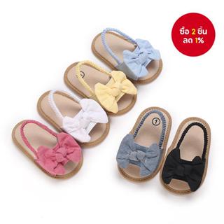 รองเท้าแตะฤดูร้อนสําหรับเด็กทารก 0-12M, Bow Detail Soft Sole…