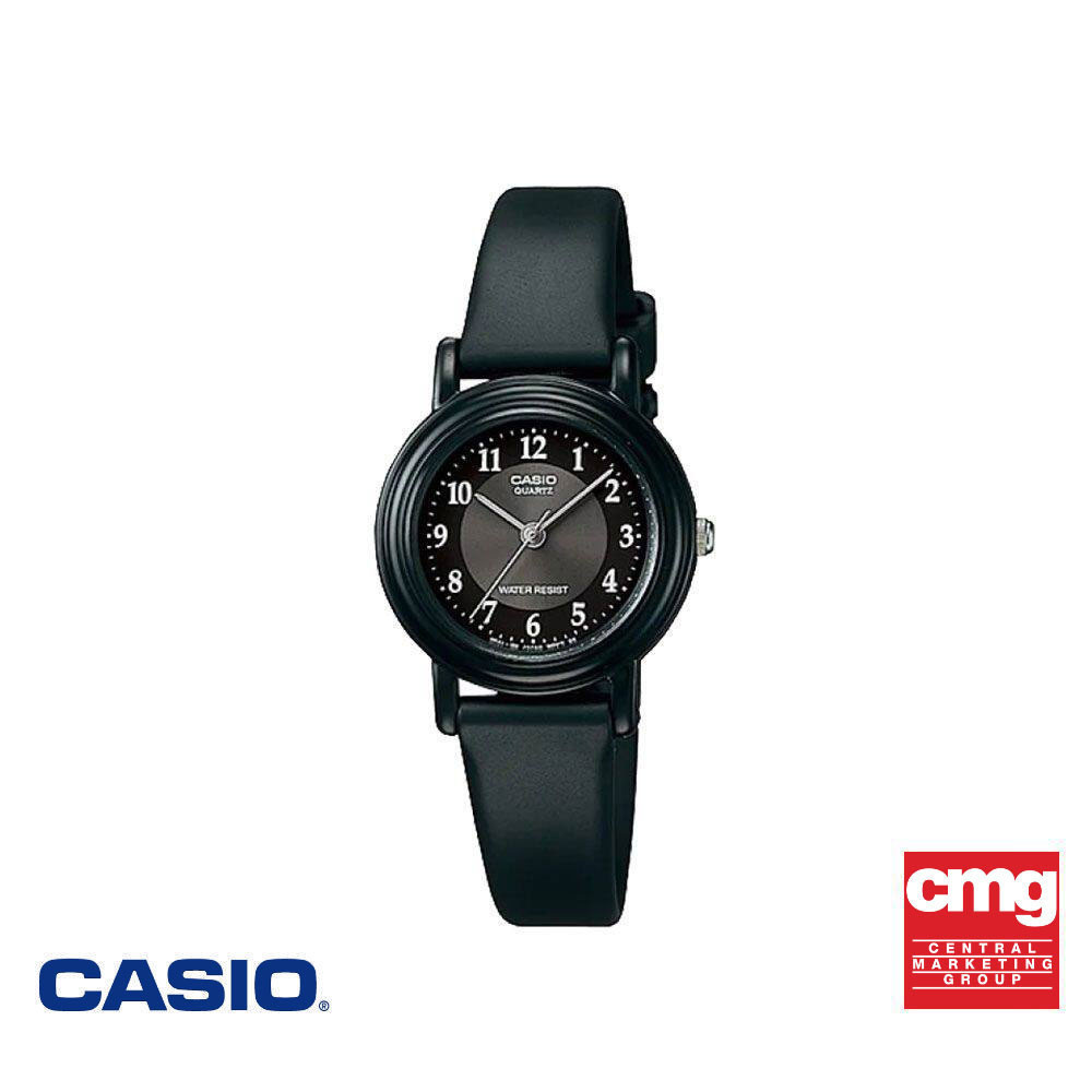 CASIO นาฬิกาข้อมือ CASIO รุ่น LQ-139AMV-1B3LDF วัสดุเรซิ่น สีดำ