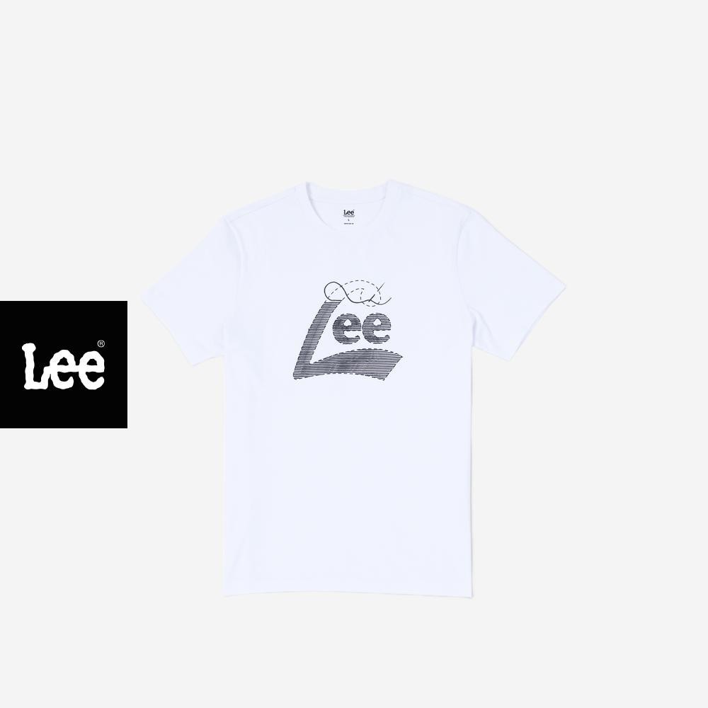 LEE เสื้อยืดแขนสั้นผู้ชาย รุ่น LE S525MTSSF74 สีขาว