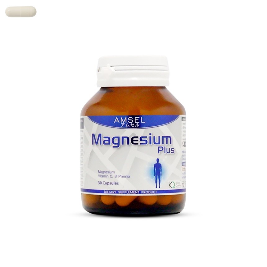 Amsel Magnesium Plus ขวด 30 แคปซูล