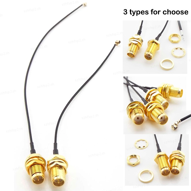 SMA หญิง RP SMA หญิง uFL/u.FL/IPX/IPEX UFL RG1.13 มม.เสาอากาศ RF สายบัดกรี IPX Extension Connector W