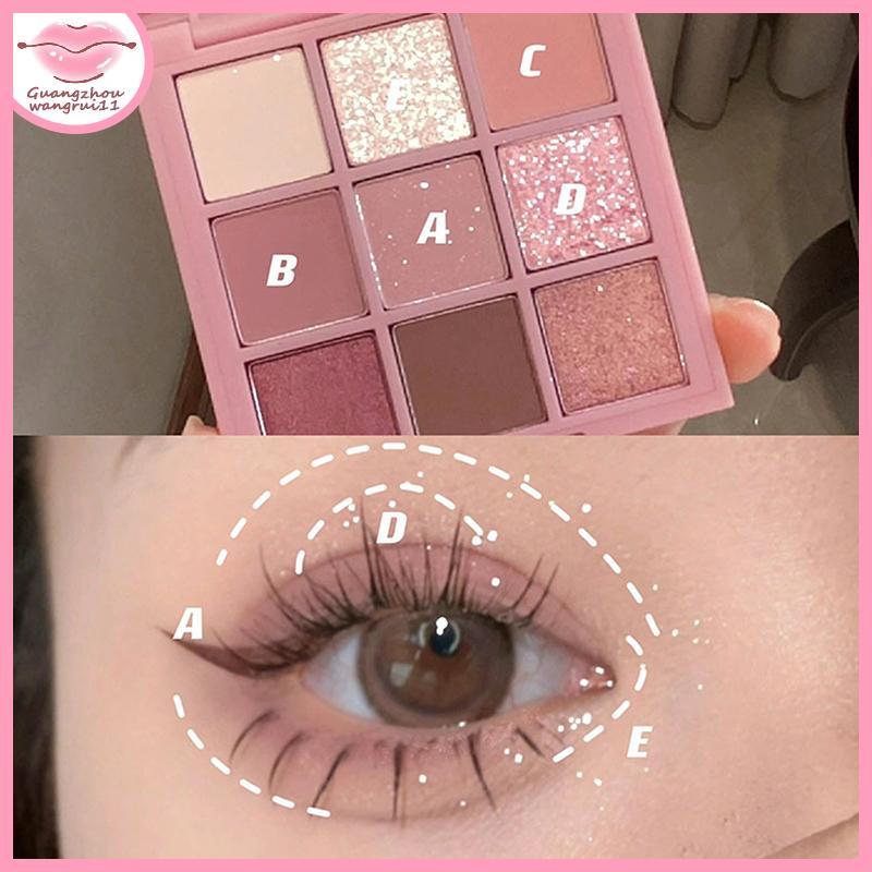 [GZ] DIKALU ฤดูใบไม้ผลิและฤดูร้อนใหม่อายแชโดว์ Palette Oh Rosy Nine Grid Auto Focus ความอิ่มตัวต่ํา Rose Plate TH - รูปที่ 2