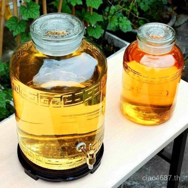 Jin Jin Jin 5 Jin Wine Jar จัดส่งฟรีพร้อมก๊อกน้ํา 40100 แก้ว Jin Wine Jar 5 กก. ขวดไวน์แช่ 25 กก. 10