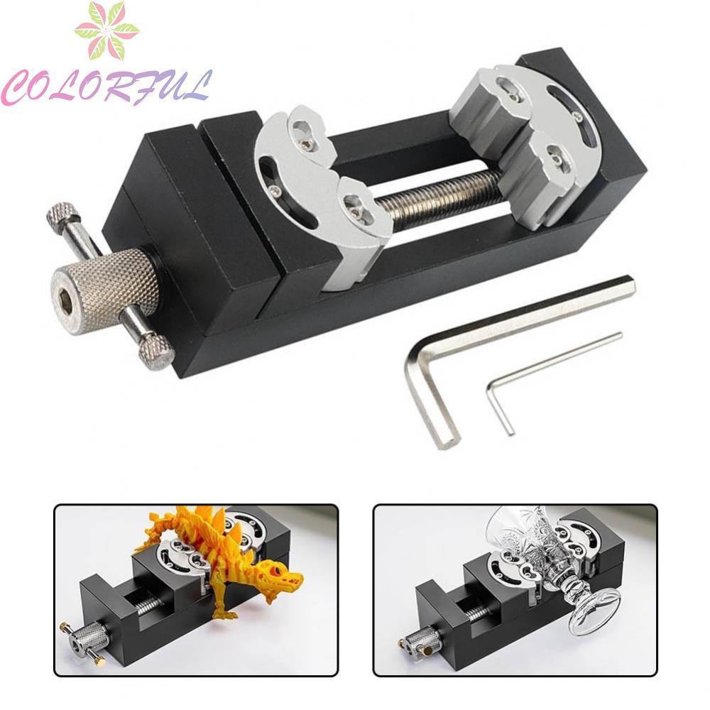 Fractal Vise Assembly-free Portable Dual-jaw Design Flat And Fractal Jaws