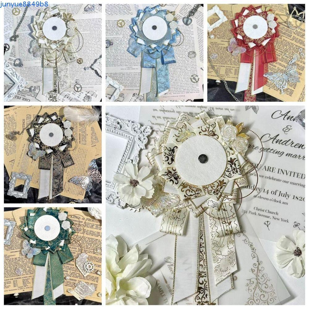 RADIX Anime Badge Holder,คอสเพลย์ตกแต่งดอกไม้Pinฐาน,Itaกระเป๋าเติมป้ายดอกไม้เฉียงหางริบบิ้นหรูหราพลา