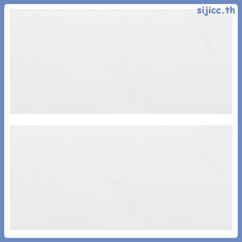 🔥 2 ชิ้นทําความสะอาดลึกการ์ด PVC สําหรับเคาน์เตอร์สกุลเงินสีขาว Office Bill Counter ทําความสะอาดอุปก