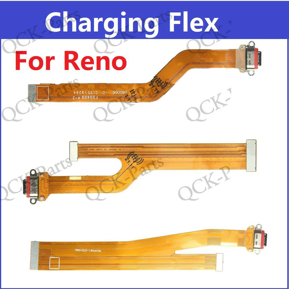 สําหรับ OPPO Reno 2 3 4 2F 2Z Ace2 Pro 4G 5G 10X ซูม Charger USB Connector Dock ชาร์จพอร์ตแจ็คบอร์ด 