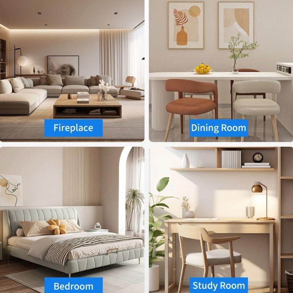 Zenithsync ลูกปัดโคมไฟ LED, 2-in-1 รีโมทคอนโทรลไฟพัดลม LED, พลังงานที่มีประสิทธิภาพสามโหมดความเร็วเงียบพัดลมสมาร์ทโคมไฟเพดานห้องนั่งเล่น ราคา ถูกที่สุด ดีลบีเคเค แกลเลอรีภาพที่ 9
