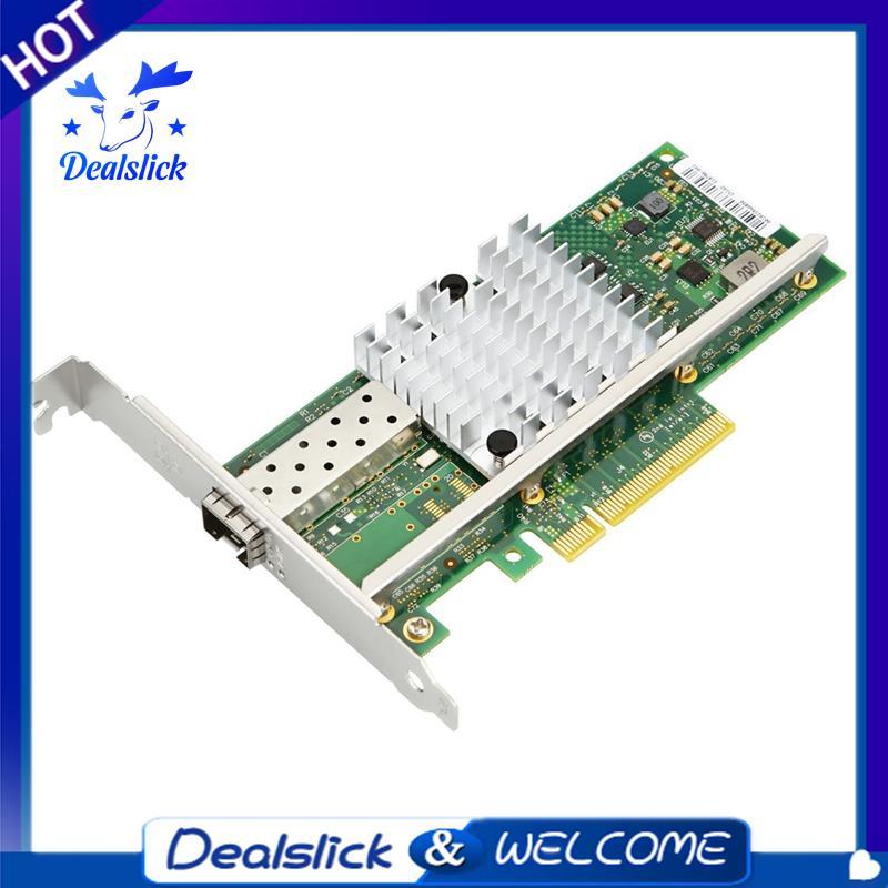10Gbps X520-DA1 อะแดปเตอร์เซิร์ฟเวอร์อีเธอร์เน็ตไฟเบอร์, การ์ดเครือข่าย PCIE X8 สําหรับ 7/8/10
