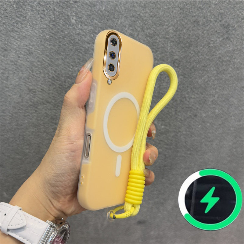 เหมาะสําหรับ Samsung A50 A50S A30S เคสโทรศัพท์ใหม่ jelly Case ไร้สายแม่เหล็ก frosted shell สายรัดข้อมือสร้อยข้อมือ 030 ราคา ถูกที่สุด ดีลบีเคเค แกลเลอรีภาพที่ 5