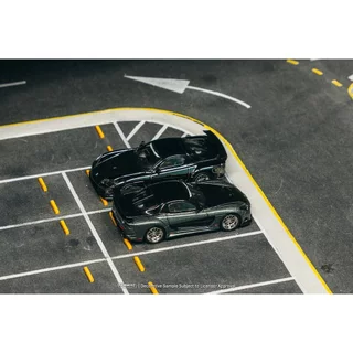 Tarmac Works 1:64 GLOBAL64 Mazda RX-7 VeilSide Fortune7 Grey metallic / Black T64G-075-GY