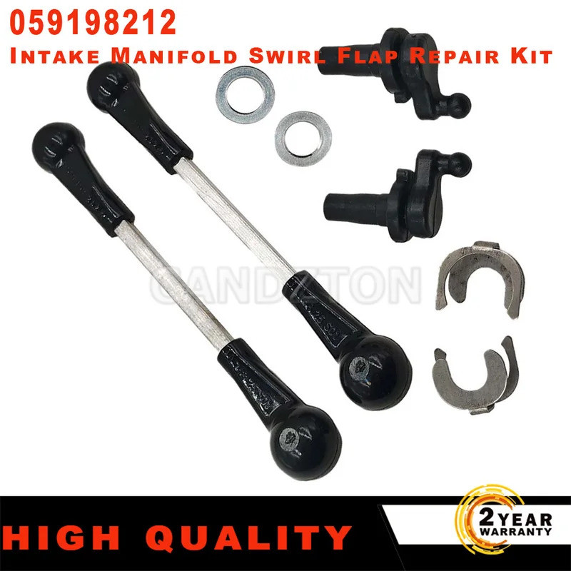 สําหรับ Audi A6 A7 A8 Q7 2.7 3.0 TDI ใหม่ 1 ชุด Air Intake Manifold Swirl Flap ชุดซ่อมโลหะ 059198212