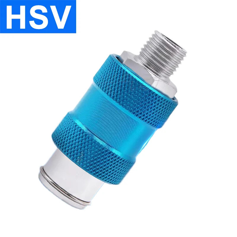 HSV-06 HSV-08 HSV-10 HSV-15 นิวเมติกมือสไลด์วาล์ว Flow Control สวิทช์คู่มือ G1/8 1/4 3/8 1/2 BSPT ด้