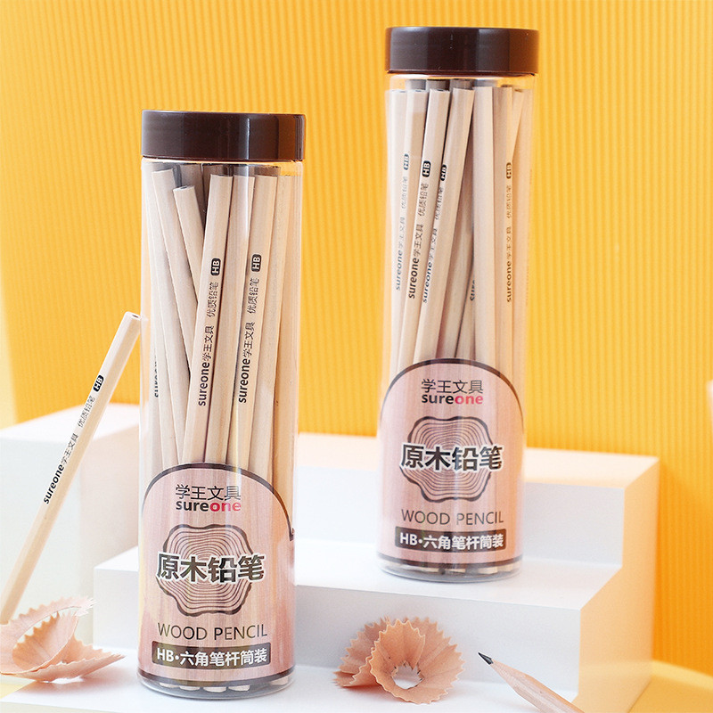 原木笔眼桶装30支HB2ข幼儿小学生文具无人保湿นักเรียนของเล่น环保暖内裤30 HB2ข เด็ก bdejhd888.ของฉัน20260118