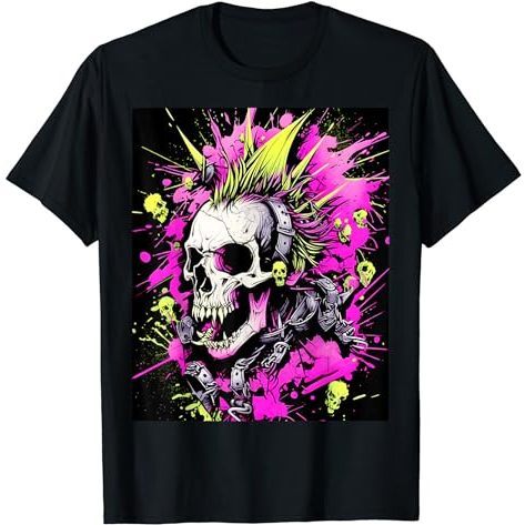 E-Girl Trend Meets Skull Artisttry ในเสื้อยืดดีไซน์กราฟิกของเรา