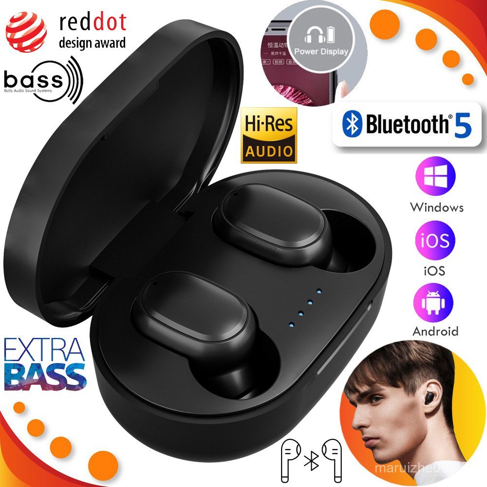 หูฟัง Tws Hifi Bluetooth 5.0 หูฟังไร้สายชุดหูฟังสเตอริโอชนิดใส่ในหูกีฬา Earpods เบสหูฟังลดเสียงรบกวนหูฟังสําหรับเล่นเกม Tws หูฟัง Hifi Bluetooth 5.0 หูฟังไร้สาย Ster
