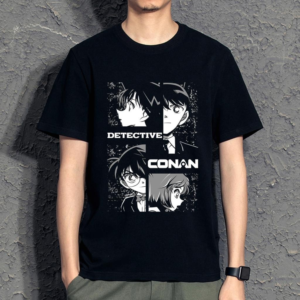 อะนิเมะนักสืบ Conan เสื้อยืดผู้ชายผู้หญิง UNISEX TSHIRT รอบคอแขนสั้นผ้าฝ้าย Tees ขนาดas-5xl 124