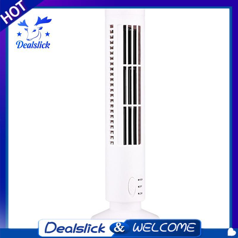 ใหม่ USB Tower Fan Bladeless Fan Tower พัดลมไฟฟ้า Mini Vertical Air Conditioner, Bladeless Standing 