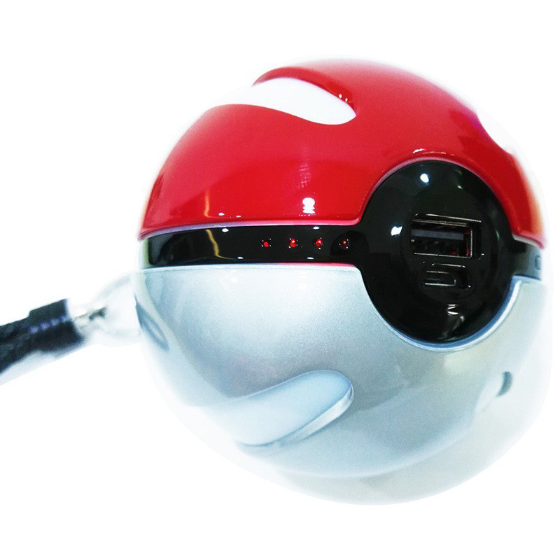 F First Generation Pokémon Poké Ball Power Bank mAh 123th Generation Round Ball Power Bank Power Ban