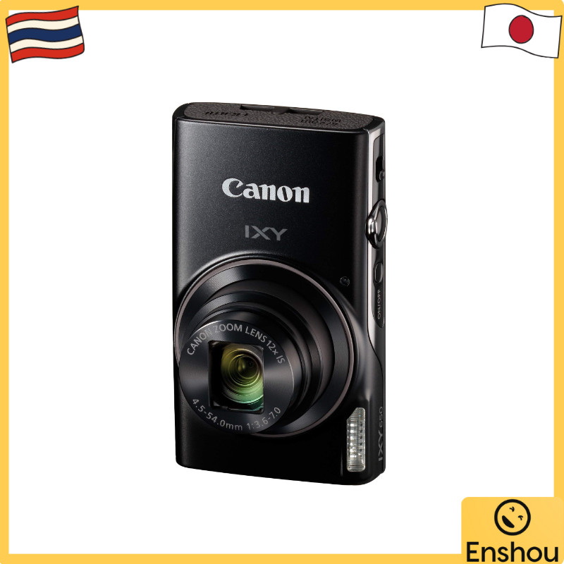 [USED From Japan]Canon compact digital camera IXY 650 Black Optical 12x Zoom / Wi‑Fi IXY650BK-A