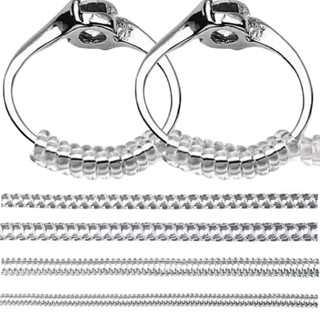 ตัวปรับขนาดแหวนไร้รอยต่อ กระชับเครื่องประดับด้วยเชือกสปริงเก…