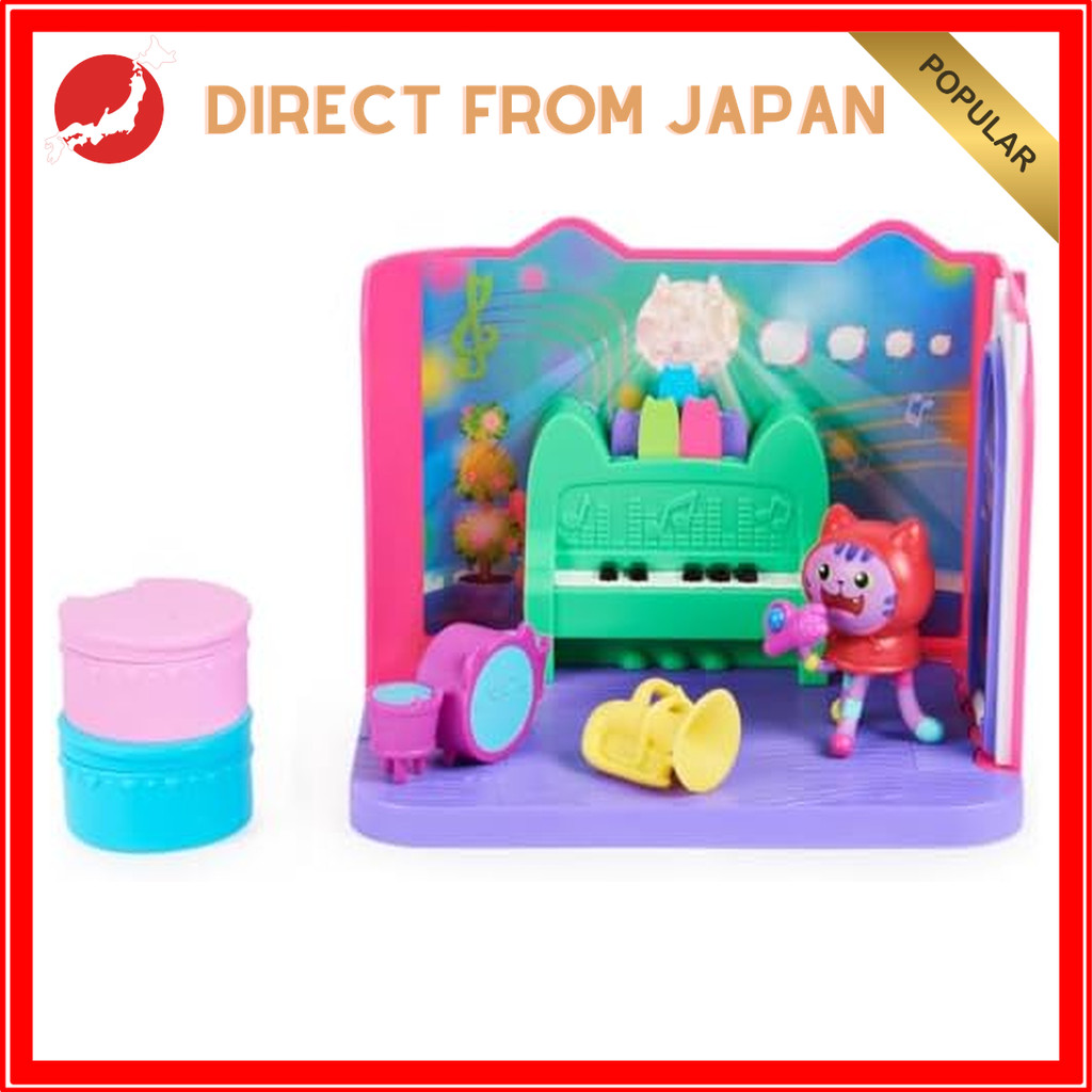 Gabby's Dollhouse DJ Catnip Music Room Set 【 Direct from Japan】