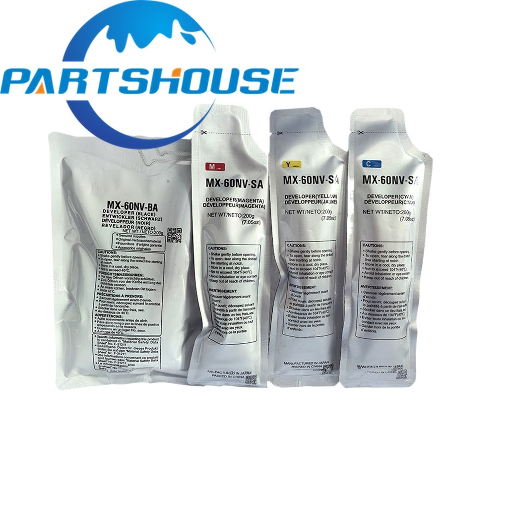 1x MX60 MX-60 MX-61 MX-61 Developer Toner สําหรับ Sharp MX-2651 3051 3551 4051 3561 3571 3061 3071 4