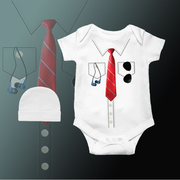 Onesie กะโปโลสั้น Snuggle Up สำหรับทารกแรกเกิด ดีไซน์น่ารัก มีหลายลายให้เลือก