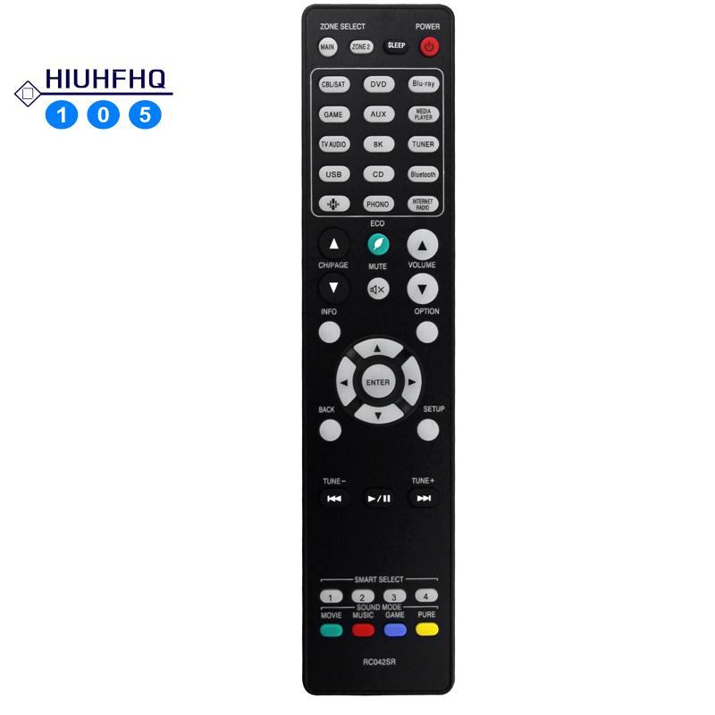 Hiuhfhq106RC042SR เปลี่ยนรีโมทคอนโทรลรีโมทคอนโทรลสีดําสําหรับ 4K UHD Ultra HD AV ตัวรับสัญญาณระยะไกล