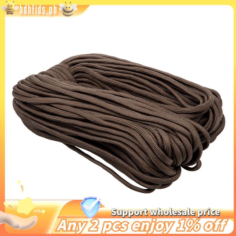 -100ft 550 Cord Para cord Para ร่มชูชีพ Survival Cord - สีน้ําตาล