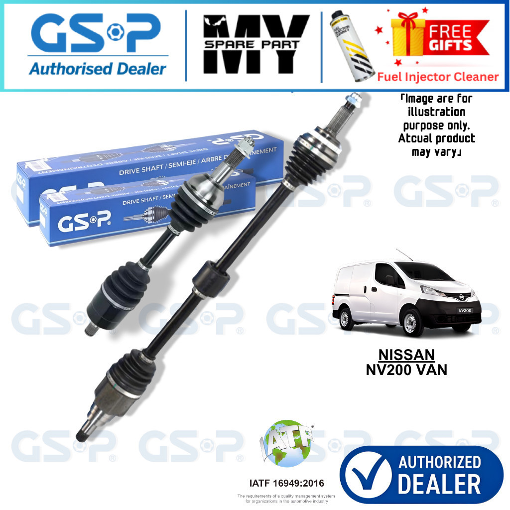 - - GSP DRIVE SHAFT สําหรับ NISSAN NV200 VAN (MANUAL)