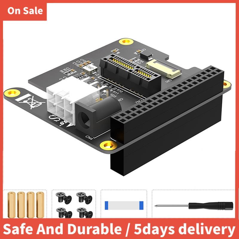 สําหรับ 5 PCIe FFC ถึง PCIe X1 หมวกขยาย Gen2 Gen3 สําหรับ 40Pin GPIO Connector