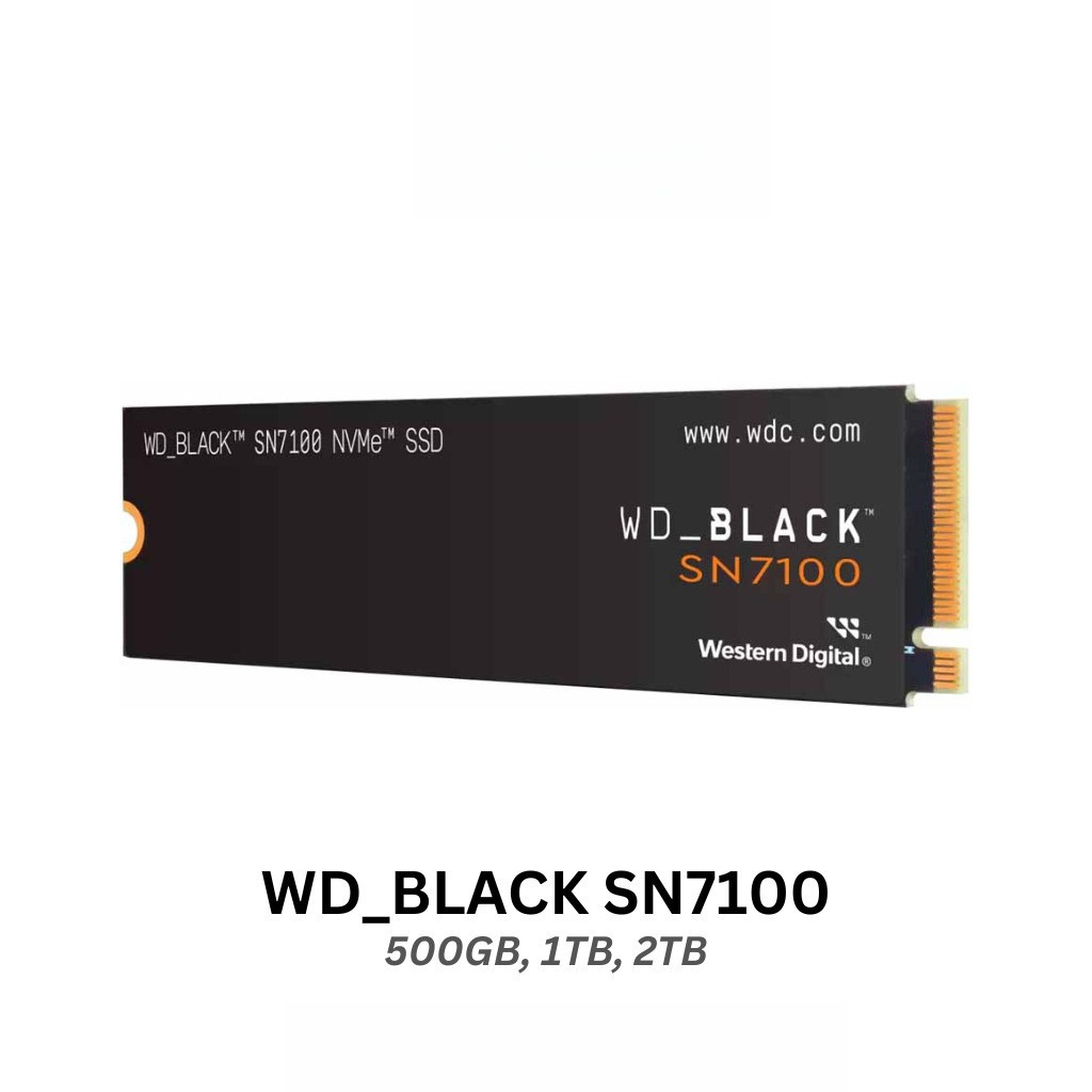 WD BLACK SN7100 500GB, 1TB, 2TB SSD M.2 2280 NVMe PCIe Gen4 x4 (WD BLACK)