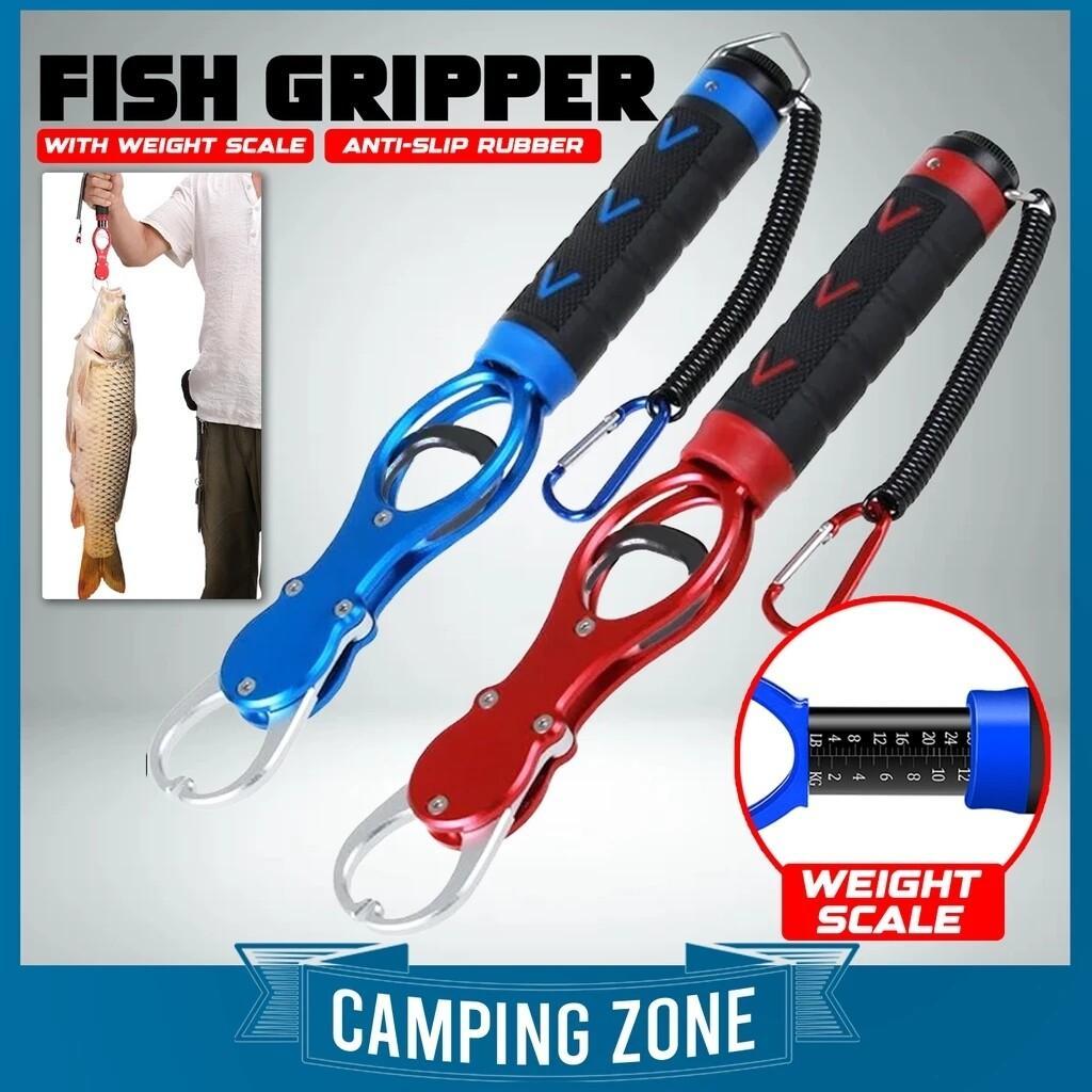 Fish Gripper พร้อมเครื่องชั่งน้ําหนัก Fish Lip Gripper ตกปลา Penyepit Ikan Fish Clamp Grip Plier Pla