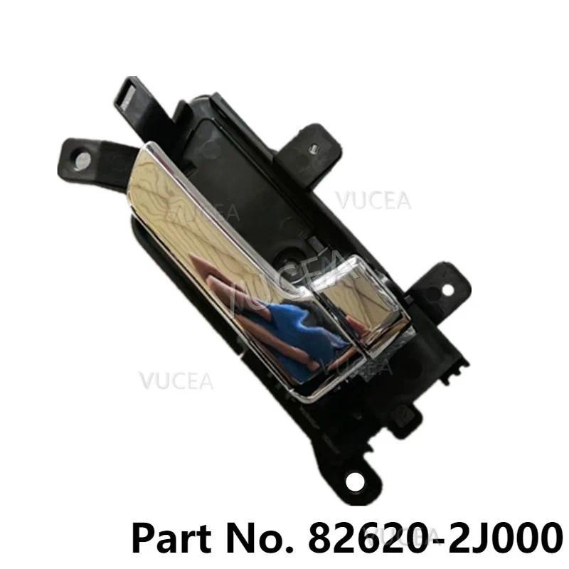 1PCS Chrome ภายในมือจับประตูสําหรับ Kia LORREGO MOHAVE 2007 - 2015 OEM 826202J000 82620 2J000 82620-